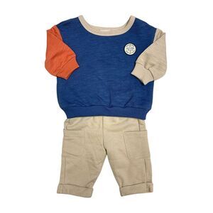 Member's Mark Baby Boys Playwear Set, 2-Piece, Easy Pull-On Style - Blue